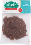 The No Bake Cookie Co Chocolate and Peanut Butter Cookie - Countertop Display Shipper -- 24 per case