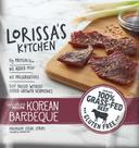 Lorissas Kitchen Korean Bbq Seasoned and Smoked Premium Beef Steak Strips, 2.25 Ounce -- 8 per case.