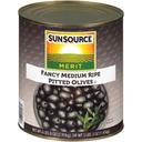Sunsource Merit Ripe Medium Pitted Olives, 51 Ounce -- 6 per case