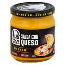 Kraft Taco Bell Medium Salsa Con Queso, 15 Ounce -- 12 per case.