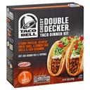Taco Bell Cheesy Double Decker Taco Dinner Kit, 13.86 Ounce -- 10 per case.