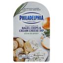 Philadelphia Chive Onion Bagel Chips and Cream Cheese Dip, 2.5 Ounce -- 10 per case.