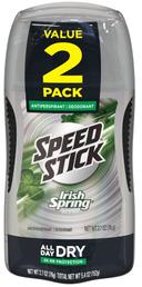 Mennen Speed Stick Irish Spring Deodorant For Men, 5.4 Ounce -- 6 per case