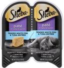 Sheba Premium Pate Tender Whitefish and Tuna Entree Wet Cat Food, 2.6 Ounce  -- 24 per case