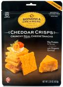Sonoma Creamery Cheddar Crisps, 2.25 Ounce -- 6 per case