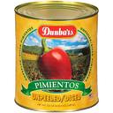 Dunbar Diced Unpeeled Pimientos, 102 Ounce -- 6 per case