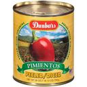 Dunbar Diced Peeled Pimientos, 28 Ounce -- 12 per case