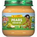 Earths Best Organic Non Gmo Pureed Pears Baby Food Jar, 4 Ounce -- 10 per case