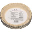 Sara Lee Chef Pierre Unbaked Lard Shortening Pie Shell, 10 inch -- 20 per case.