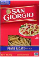 San Giorgio No 73 Penne Rigate, 12 Ounce -- 12 per case