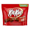 Kit Kat Miniatures Milk Chocolate Wafer Candy Bar - Share Pack, 10.1 Ounce Stand Up Bag -- 8 per case