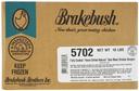 Brakebush Natural Fully Cooked Flame Grilled Dark Meat Chicken Burger, 10 Pound.
