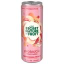 Secret Nature Of Fruit Refreshing Peach Probiotic Soda, 12.696 Ounce -- 12 per case