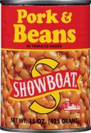 Showboat Pork and Beans, 15 Ounce -- 12 per case