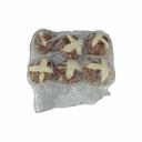Maple Leaf Bakery Round Sliced Pretzel Bun -- 72 per case.
