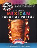 Al Pastor Pork Strips, 10 Pound.