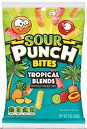 Sour Punch Bites Tropical Blend Candy, 5 Ounce -- 12 per case