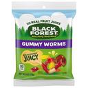 Black Forest Gummy Worms Candies, 6 Ounce Peg Bag -- 8 per case