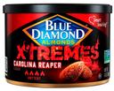 Blue Diamond Xtremes Carolina Reaper Flavored Snack Almonds, 6 Ounce -- 12 per case