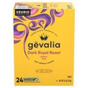 Gevalia Kaffee Dark Royal Roast K-Cup Coffee Pod, 24 count -- 4 per case