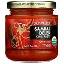 Sky Valley Organic Sambal Oelek Chili Paste, 7 Fluid Ounce -- 6 per case