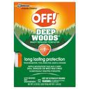 OFF! Deep Woods Unscented Insect Repellent Towelette -- 144 per case.