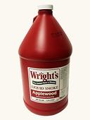 Wrights Liquid Smoke Applewood Seasoning, 1 Gallon -- 4 per case.
