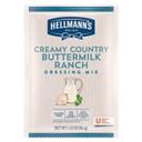 Hellmann's Creamy Country Buttermilk Ranch Salad Dressing Dry Mix Pouch, 3.12 Ounce -- 18 per case