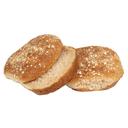 Wholesome Harvest Baking Deluxe Whole Wheat Hamburger Bun -- 96 per case.