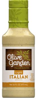 Olive Garden Light Italian Dressing, 16 Fluid Ounce -- 6 per case