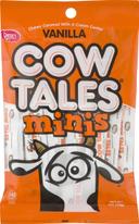 Goetze Cow Tales Minis Vanilla Candy - Peg Bag, 4 Ounce -- 12 per case
