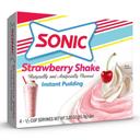 Sonic Instant Strawberry Shake Pudding, 3.03 Ounce -- 12 per case