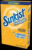Sunkist Singles To Go Pineapple Drink Mix, 0.53 Ounce -- 12 per case
