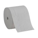 Compact White Coreless 2 Ply Recycled Toilet Paper, 4 x 3.8 inch -- 36 rolls per case