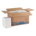 Acclaim White 1 Ply 16x16 1/4 Fold Paper Dinner Napkin -- 4000 per case.