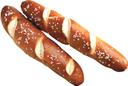 Bavarian Bakery Whole Grain Soft Pretzel Dinner Roll, 2.2 Ounce -- 100 per case.