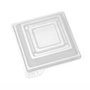 WNA Petites PET Dome Lid for Square Tasting Glass -- 640 per case.