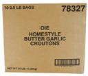 Oie Homestyle Butter and Garlic Crouton, 2.5 Pound -- 10 per case.
