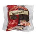 Otis Spunkmeyer Delicious Essentials Chocolate Chocolate Chip Muffin, 4 Ounce -- 24 per case.