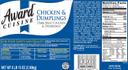 Conagra Award Cuisine Entree Chicken and Dumpling, 96 Ounce -- 4 per case.