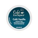 Cafe Escapes Cafe Vanilla K-Cup Pod, 12 count -- 6 per case
