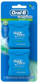 Oral B Complete Mint Satin Floss, 109.3 Yard -- 48 per case.