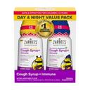 Zarbees Cough Plus Immune Day Night Berry Flavor Syrup, 8 Fluid Ounce -- 12 per case