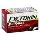 Excedrin Migraine Caplets - 24 count per pack -- 24 packs per case