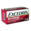 Excedrin Migraine Caplets - 100 count per pack -- 24 packs per case