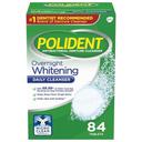 Polident Overnight Denture Whitener Cleanser, 84 count -- 6 per case