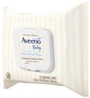 Aveeno Baby Sensitive Skin Hand and Face Wipes, 25 count per pack -- 4 per case.