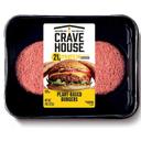 Crave House Plant Based Burger Patties, 8 Ounce -- 6 per case
