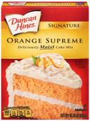 Duncan Hines Signature Orange Supreme Cake Mix, 15.25 Ounce -- 12 per case.