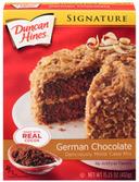 Duncan Hines Signature German Chocolate Cake Mix, 15.25 Ounce -- 12 per case.